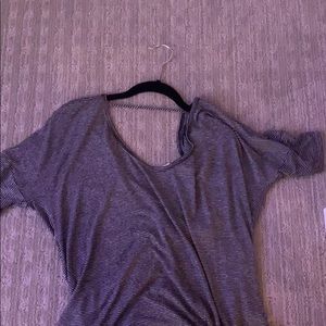 Lush open back t shirt